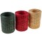 CREATRILL Raffia Ribbon Red Green Natural 3 Rolls 1080 Feet, 360 Feet Each Roll, Paper Twine Wrapping Ribbon for Christmas